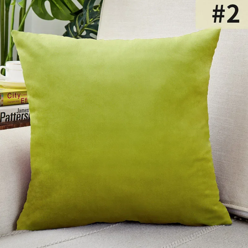 Emerald Velvet Decorative Pillowcase - Luxurious 18x18 Inch Accent