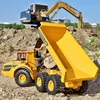 Large RC truck 1:20 Double E E591 A40G Rc Dumper Alloy Cars Trucks Remote Control Car Tractor Articulated Dump Engineering Car 4