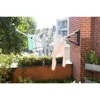 79ft Outdoor Wall-Mounted Folding Clothesline with Cover Convenient One-Handed Operation Wind and Weather Resistant Ideal Large 4