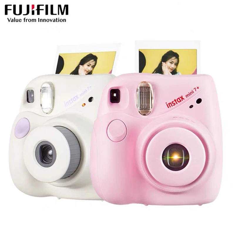 Fujifilm – Instax Mini 7 authentique, caméra Photo instantanée, Film rose  et bleu, livraison gratuite, moins cher que le mini 9 | AliExpress