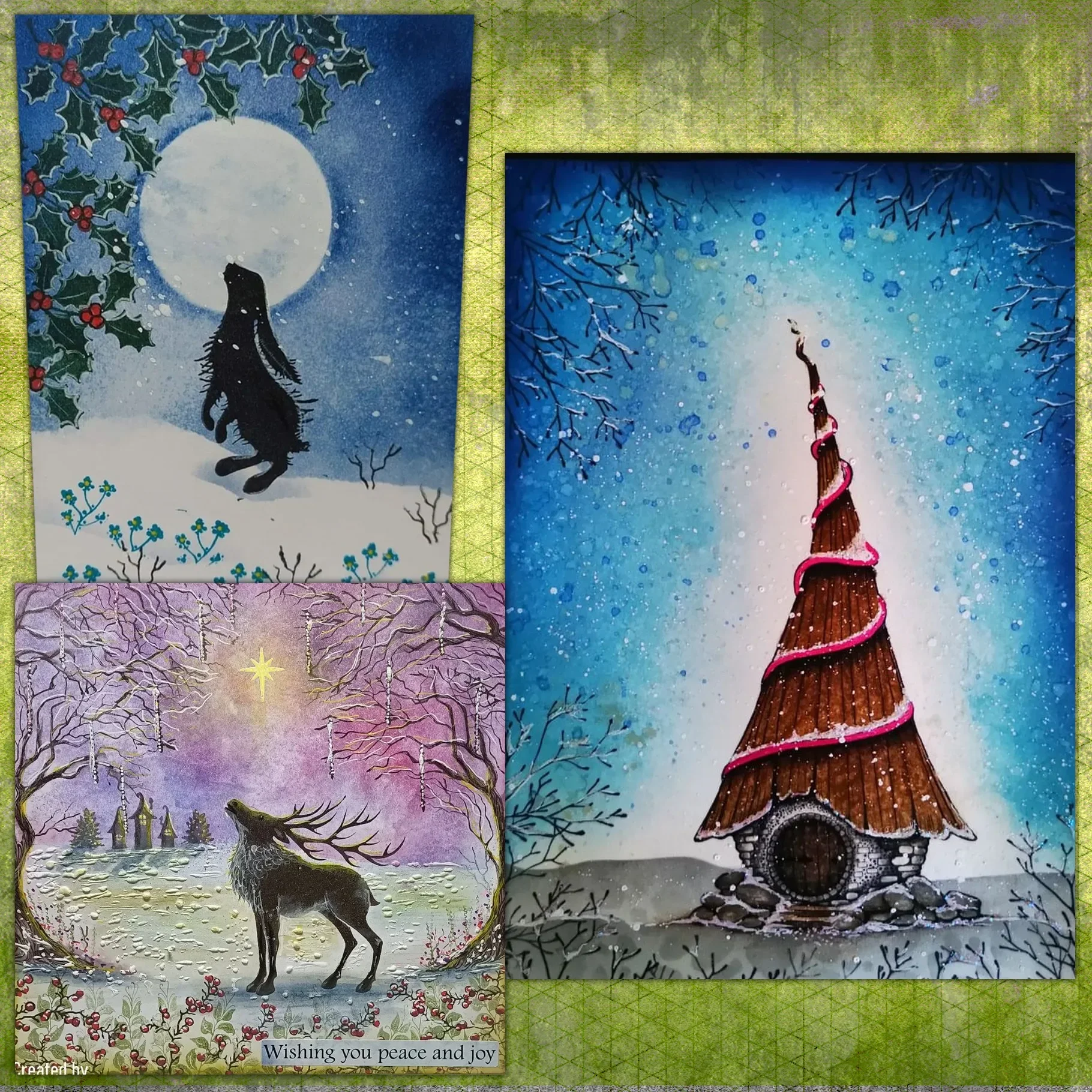 Scrapbook Stamps Christmas Starlight Whispers Collection Stamps Stencil Scrapbook Diary Decoration