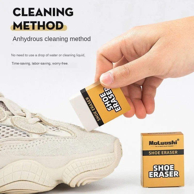 Shoes Cleaning Eraser Suede Sheepskin Matte Nubuck Leather Sneakers Fabric Cleaner Shoe Brush Decontamination Rubber Block Care 2