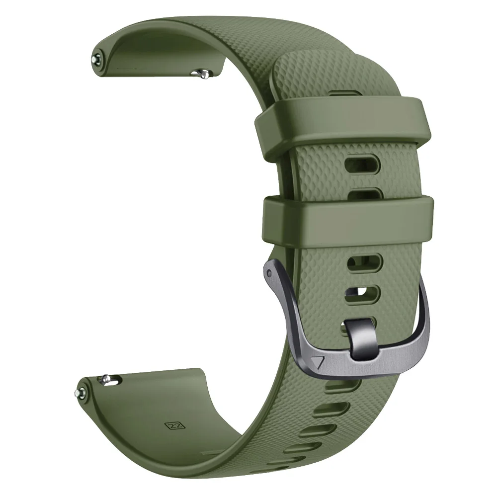 Silicone 22mm Watch Strap Wristband Bracelet