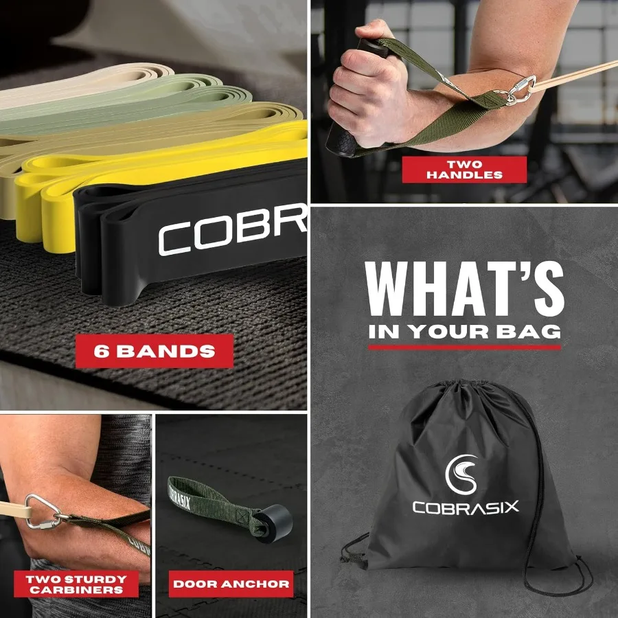 Resistance Bands | Long Resistance Bands for Working Out | Pull-Up Bands for Strength Training, Physical Therapy, Stretching, WO