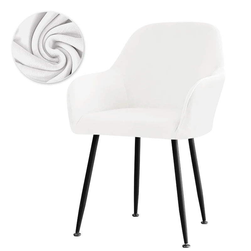 Coprisedia da Pranzo in Morbido Velluto Nordico Elasticizzato Poltrona Alta - Foto 33 di 37