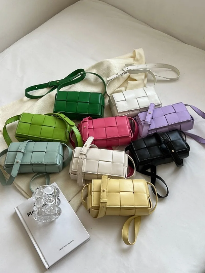 2024 Luxury Woven Tote Women's Handbags Designer Large Shoulder Bags for Women Fashion PU Shopper Purses Composited Bag Clutch