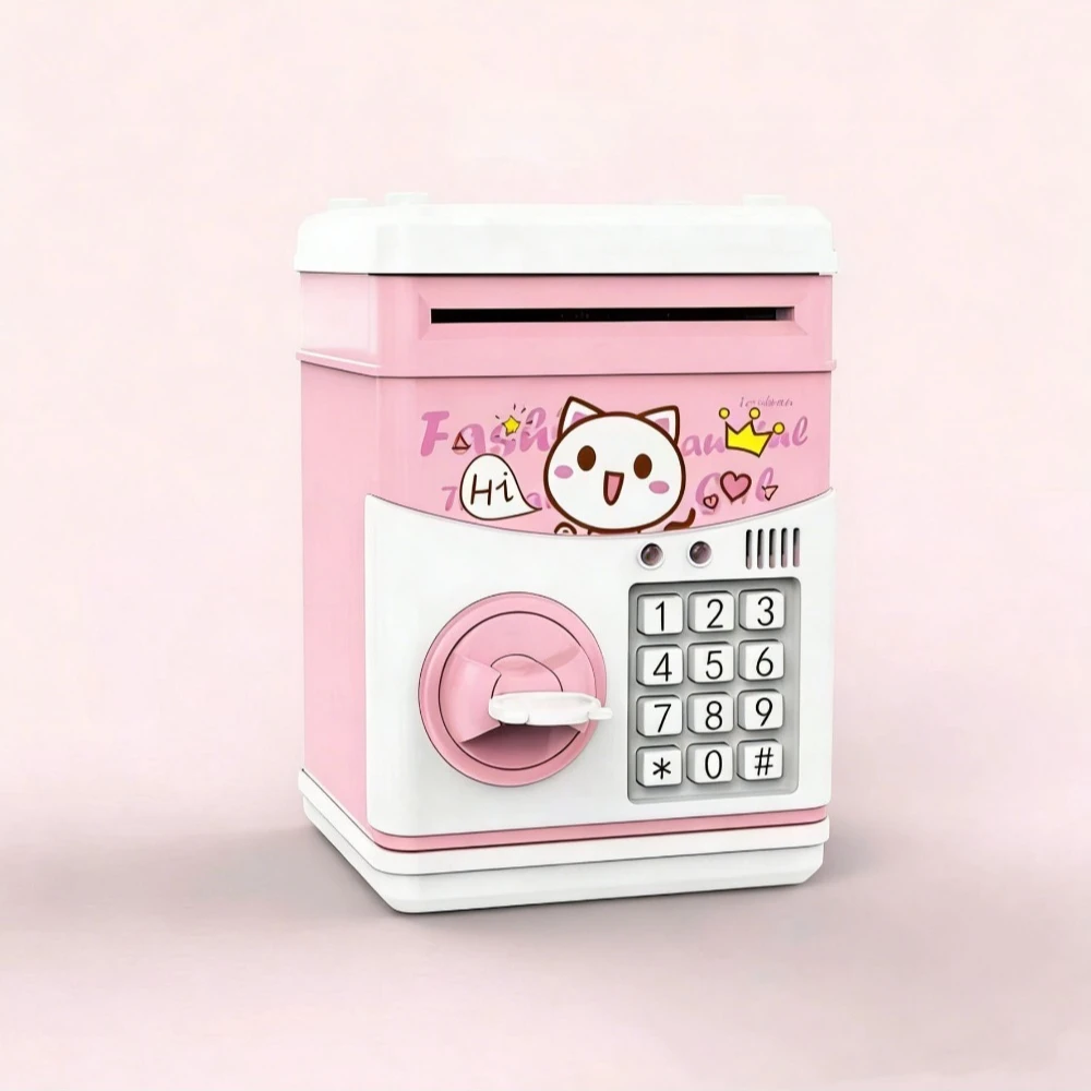 Tirelire électronique créative, tirelire distributeur automatique de billets avec verrouillage par mot de passe, boîte à pièces (idée cadeau originale)_voghion.com