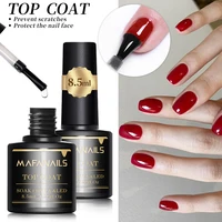 2Pcs/set Top Coat & Base Coat Nail Polish Gel Semi-permanent UV LED Soak Off Gel Long Lasting No Wipe Top/Base Coat Nail Gel &8n 2