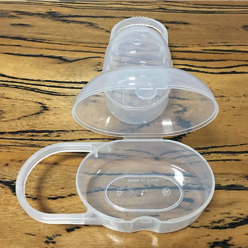 Plastic Pacifier Box Pacifier Holder Travel Storage Case PP Size S