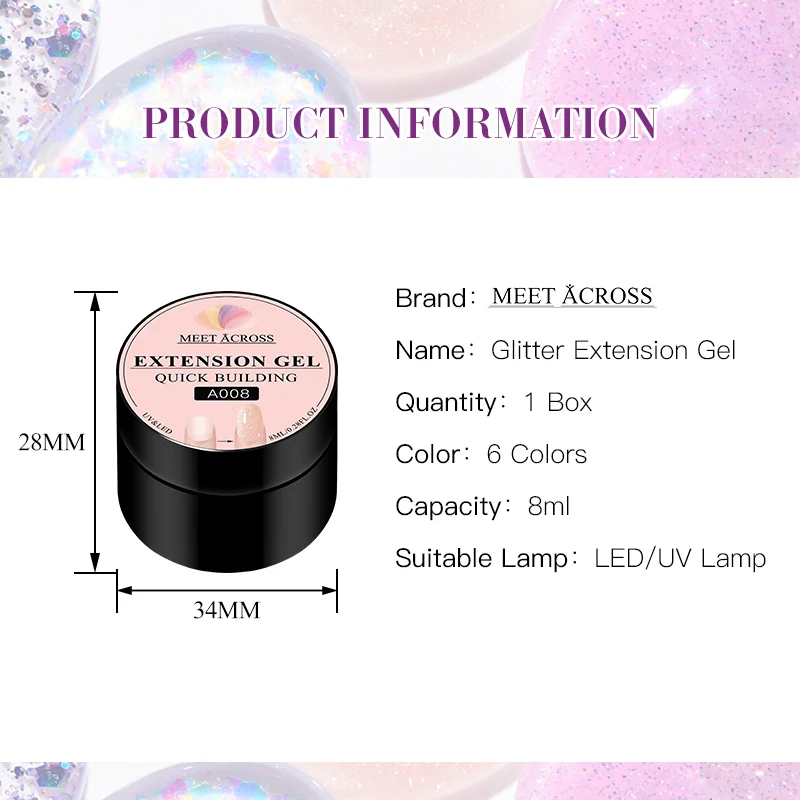 Meet Across Quick Extension Nail Gel Application