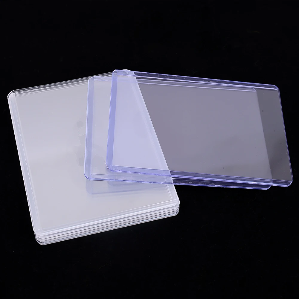 Transparent Card Sleeve 1-50Pcs 35PT Clear Trading Card Holder Idol Photo Game Holders Cover