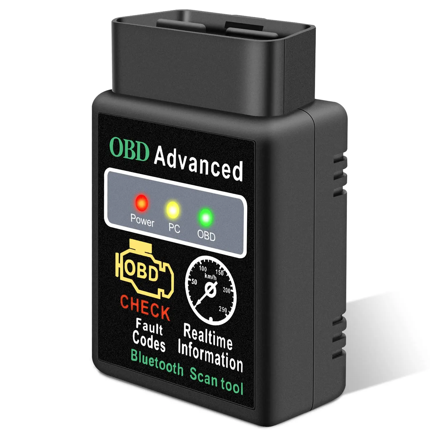 OBD2 Scanner Adapter BT Wireless Diagnostic Code Reader OBD II Scan Tool Reset & Clear Check Car Engine Light