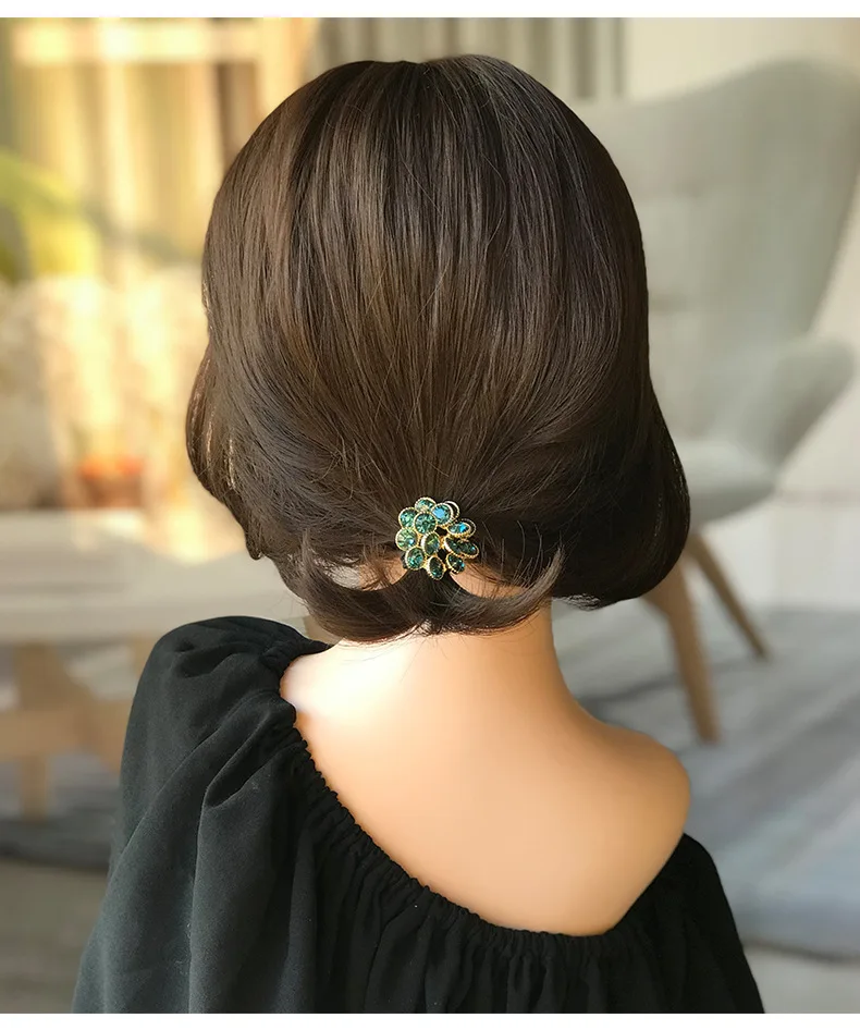 Koreanische Mode Strass Elastische Haar Gummibänder Für Mädchen Krawatte Haar Ring Seil Scrunchie Büro Zubehör Pferdeschwanz Kopfschmuck – Detail 18