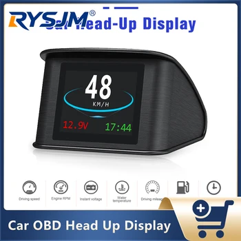 Display Head-Up OBD per Auto HUD P10 P10-Pro, Tachimetro, Misuratore di Velocità, Temperatura Acqua, Consumo Carburante, Computer di Bordo