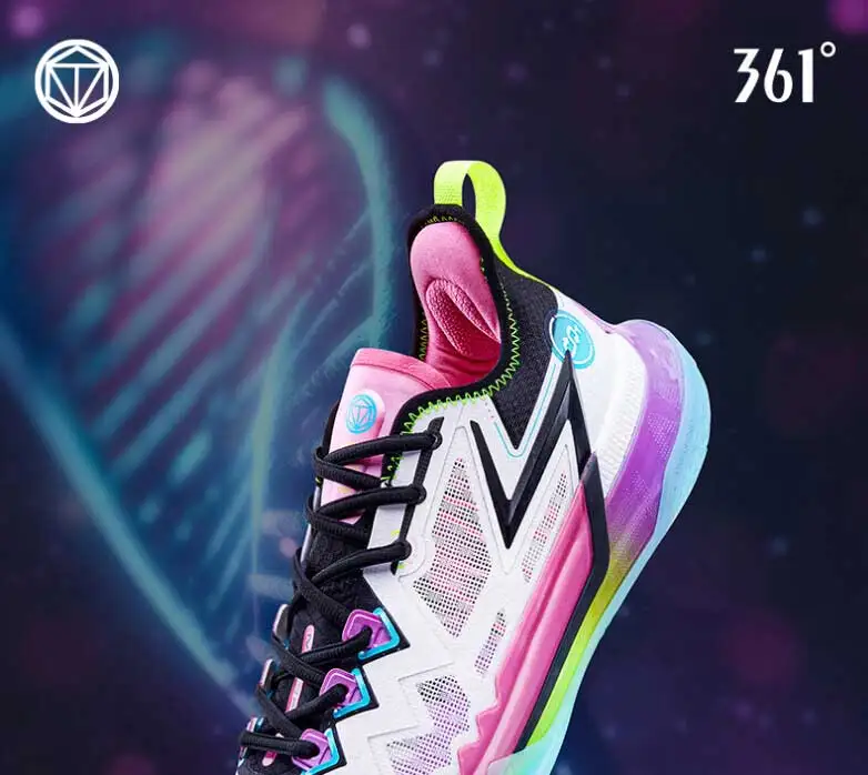 361 Degrees BIG3 3.0 Future Men Basketball Shoes Wear