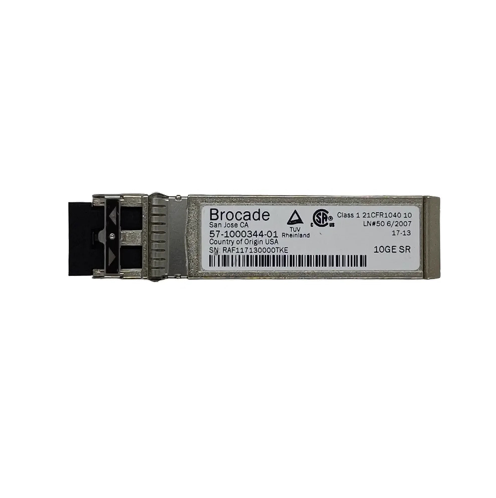 Brocade Optical Network Module 10G SR 57-1000344-01 SFP 10GB 850NM Multimode Optical Transceiver