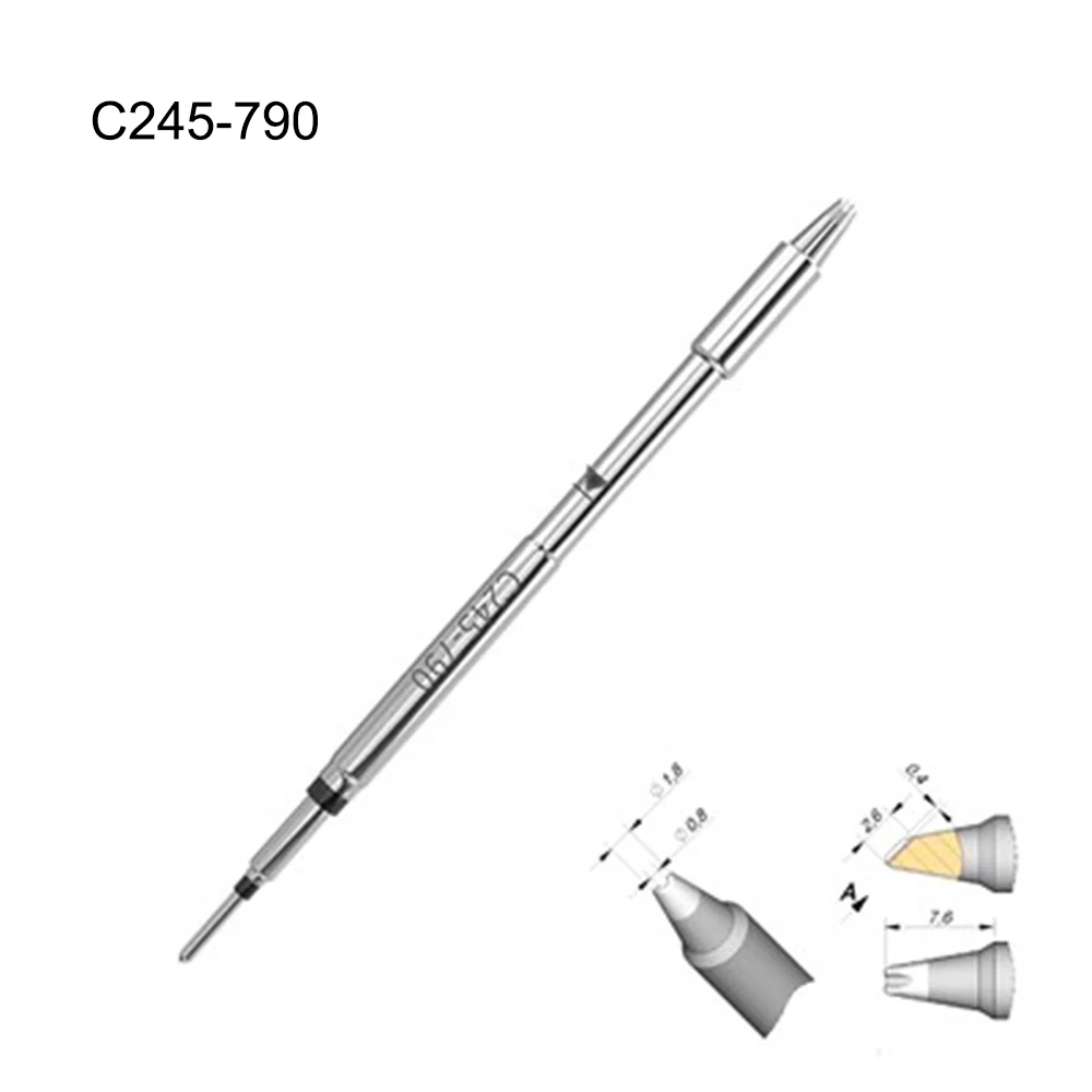 C245 Große Spaten-Eisenspitze 914 913 752, Entlötklinge mit integriertem Heizkern, ultimatives Lötentfernungswerkzeug, Schweißspitze – Detail 4