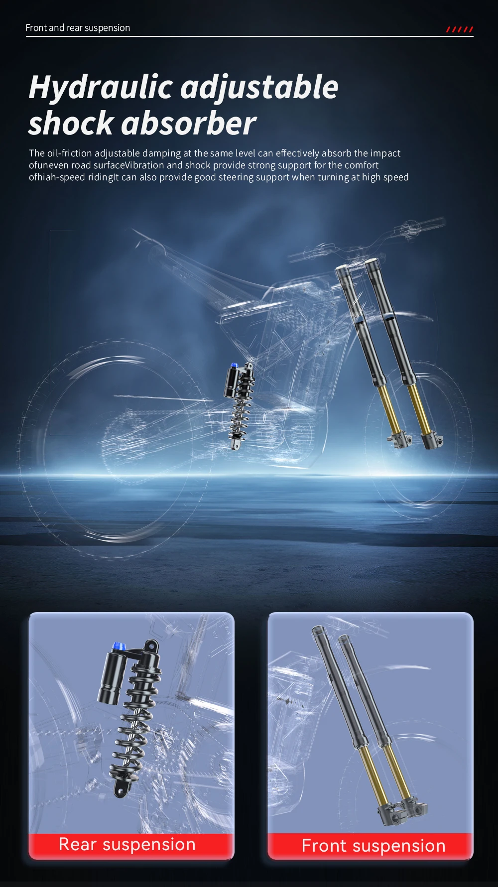 EKXBIKE M1 16800W Peak Electric Dirt Bike 72V/50Ah Electric Bike 85Miles Max Range 62Mph Max Speed Mountain Electric Motorcycle