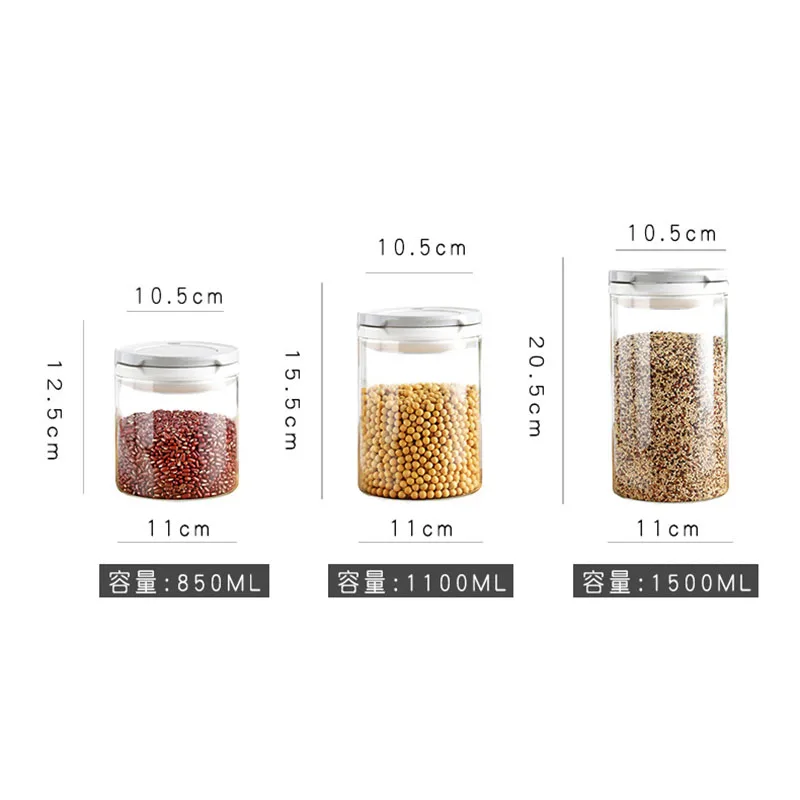 Glass Jars With Metal Lids Empty Food Storage Containers, Canning Jar For  Spice, Powder, Liquid, Sample - Bottles,jars & Boxes - AliExpress