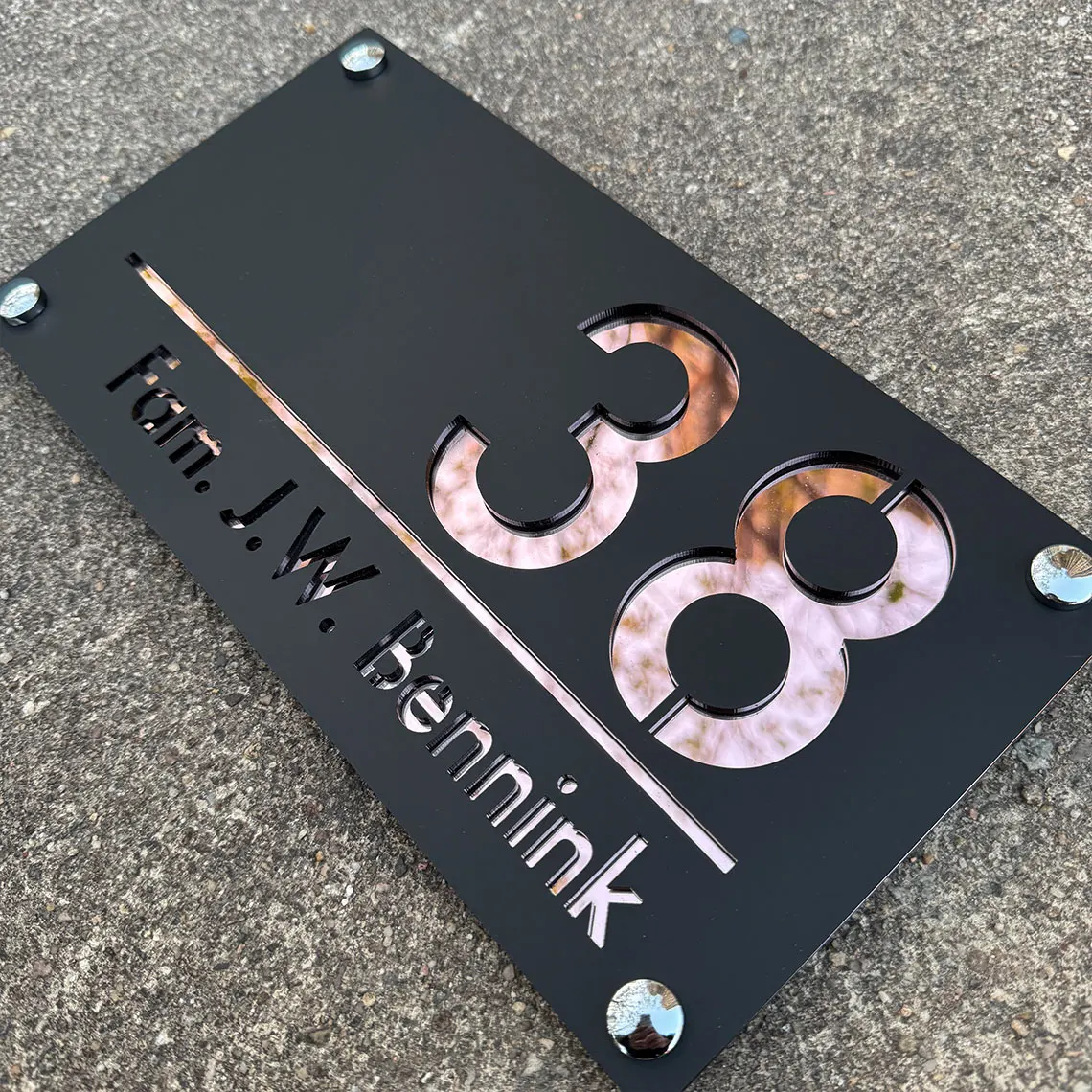 House Number Signs House Numbers Number Plate Personalized Exterior House Number Sign