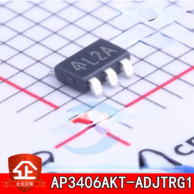 

10PCS New and original AP3406AKT-ADJTRG1 Screen printing:L2A SOT23-5 DC-DC Power management chip AP3406AKT-ADJTRG1 SOT23-5