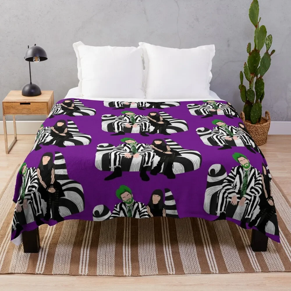 

Beetlejuice and Lydia- Beetlejuice the Musical Throw Blanket Decorative Sofa for babies Blankets