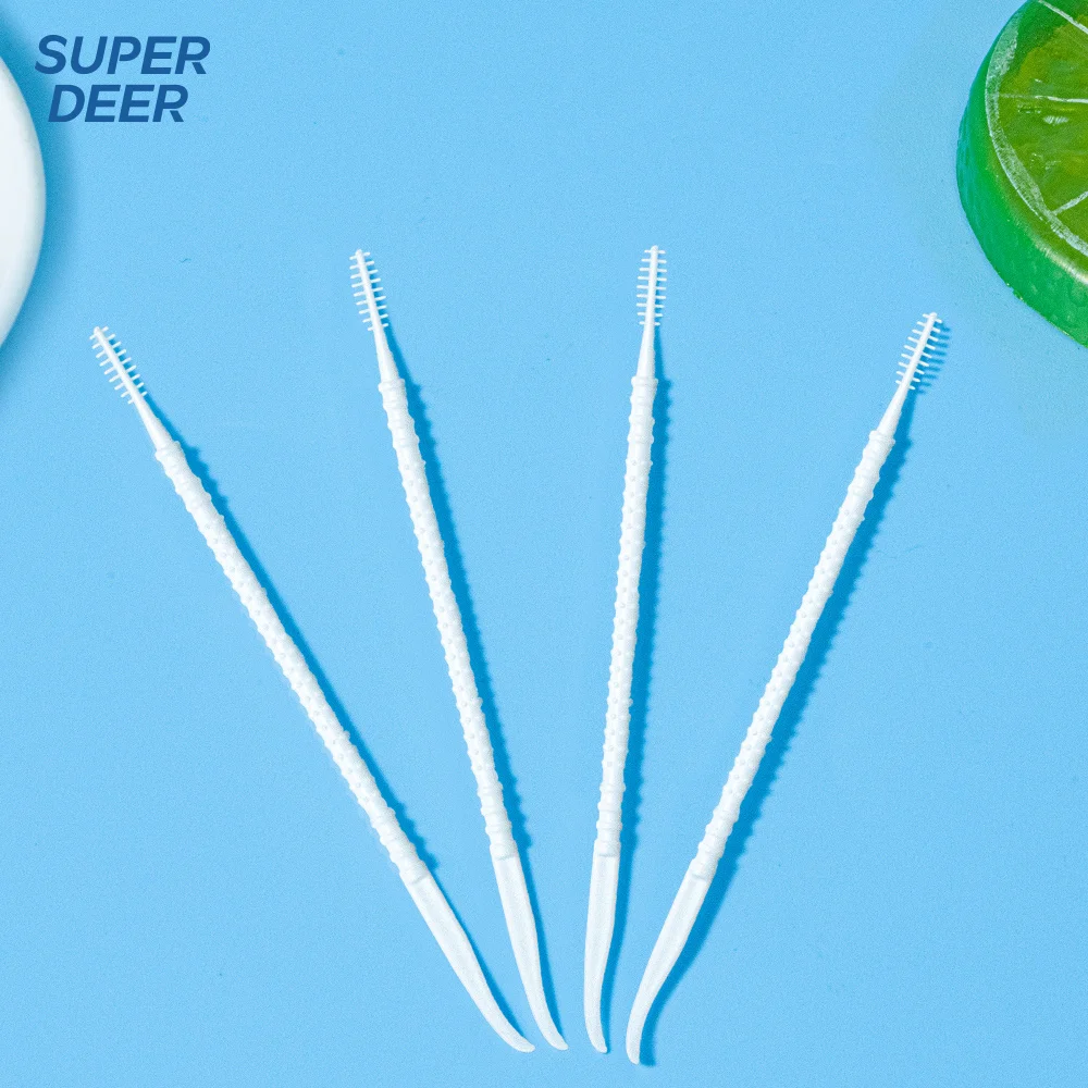 300 PCs Boxed Toothpick Brush Plastic Toothpick Disposable Household Interdental thumbnail 6