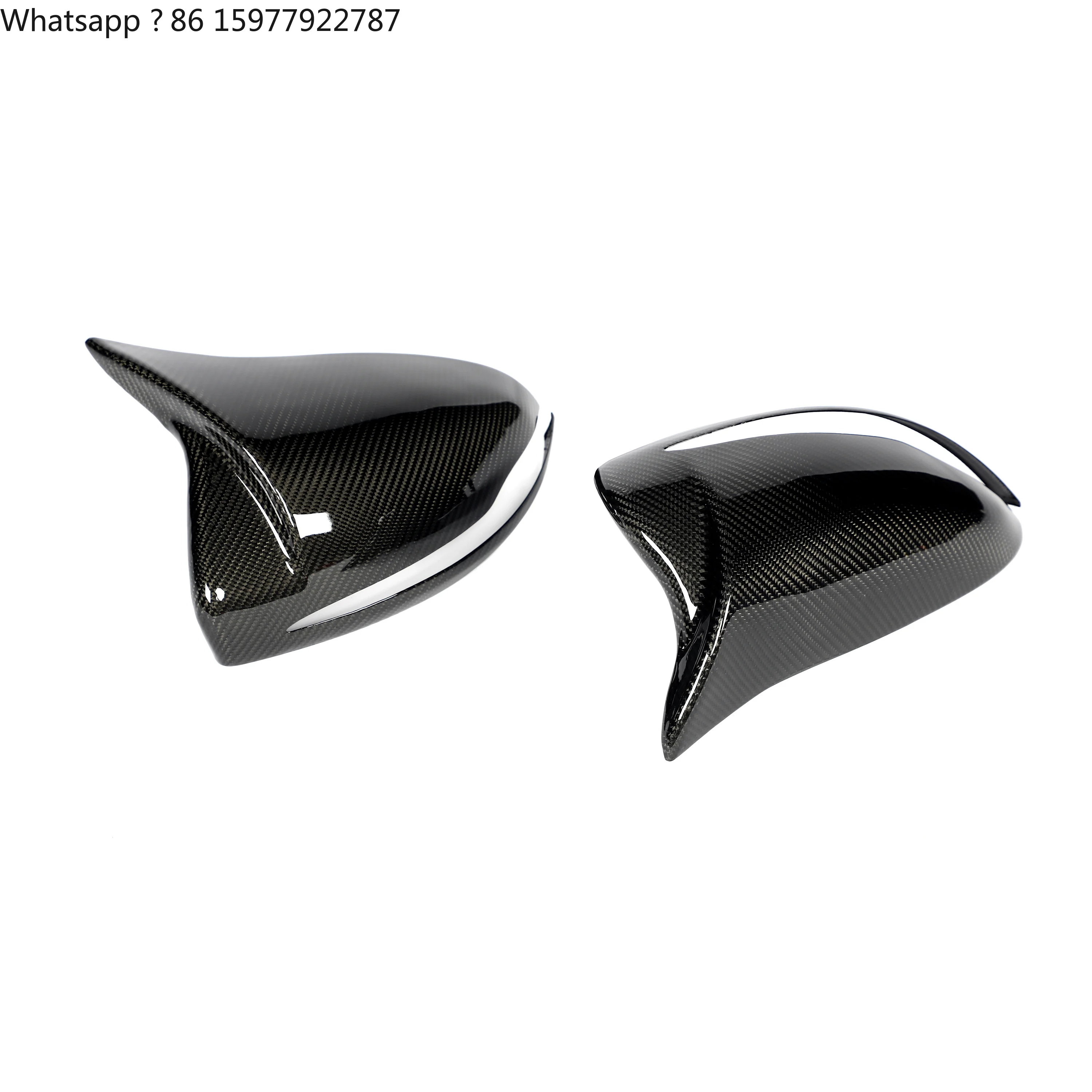 메르세데스 벤츠 C/E/S/GLC 클래스 W205 W213 W238 X253 W222 2015 2016 2017 2018용 카본 파이버 미러 커버 (외부 악세사리)