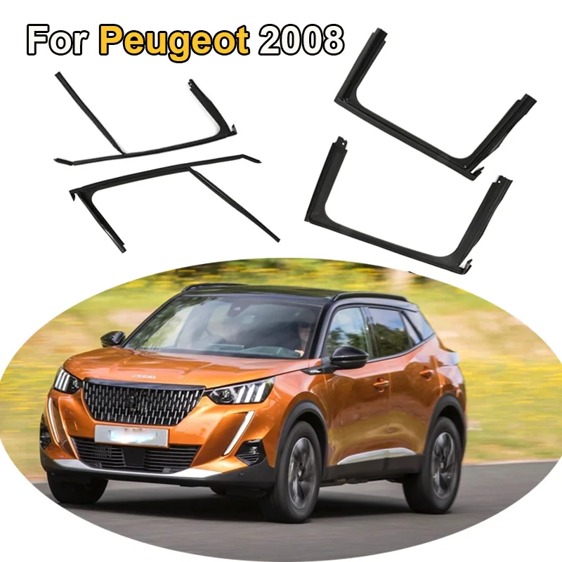 Guarnizione Parabrezza Per Peugeot 2008 - Striscia In Gomma Per Porte E Finestrini (Set Posteriore) - Foto 3