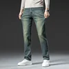 Sulee Premium Jeans Men's Autumn 2023 New Elastic High End Business Casual Old Vintage Straight Leg Jeans 1