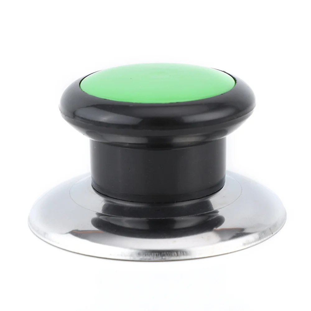 Pot Lid Handle Pot Lid Knob Stainless Steel Pot Lid Handles Universal Kitchen Pot Pan Lid Hand Replacement Handle Anti-scalding Grip Knob Flip Cover