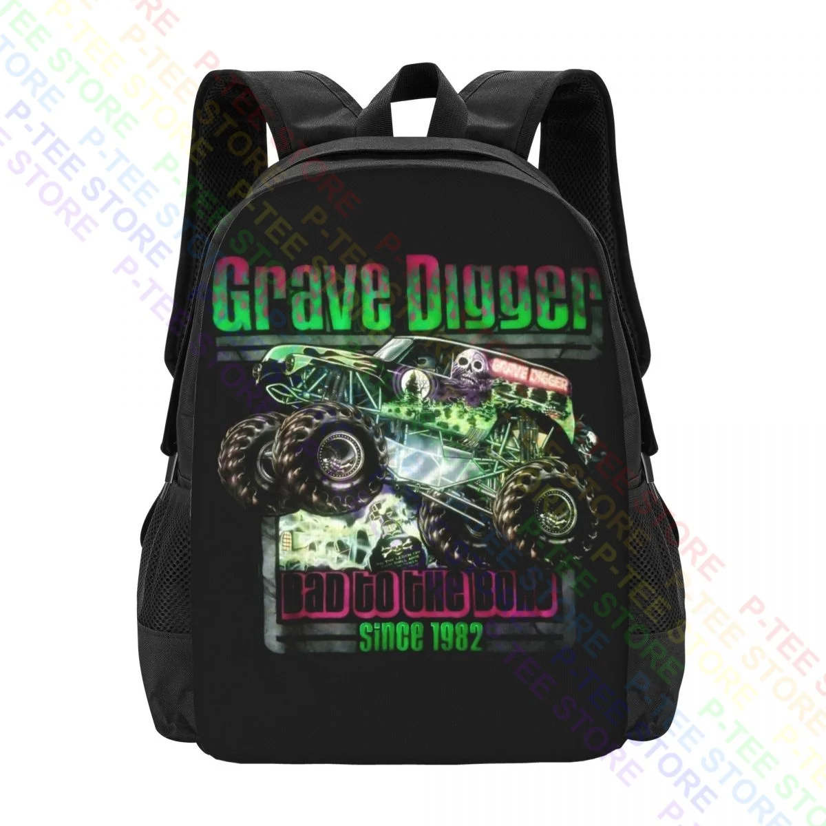 Grave Digger Monster Jam Boysbackpack Grande Capacità Calda Di Grande Capacità