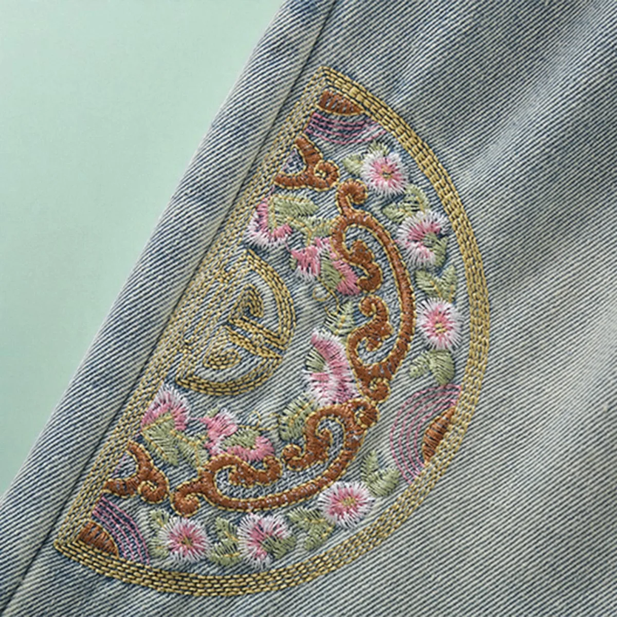 السراويل للفتيات الجينز المراهقين ملابس الأطفال فراشة طباعة السراويل ربيع الخريف الطفل الاطفال الملابس الجينز 6 8 10 12 14 Y