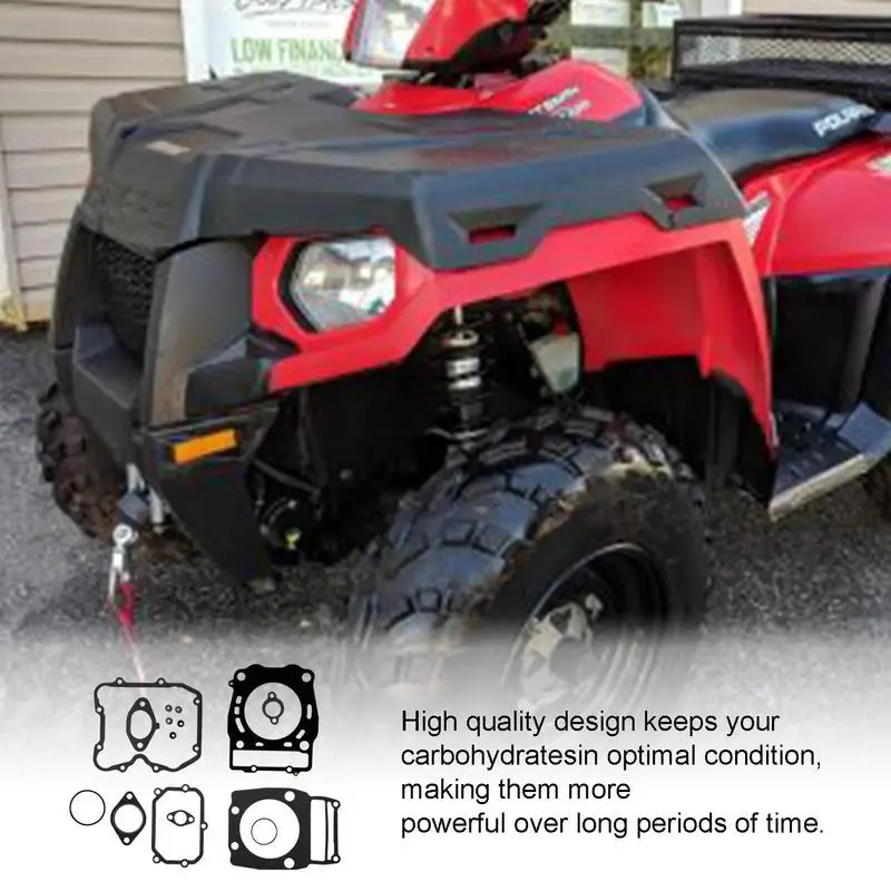 Complete Engine Gasket Kit For Polaris Sportsman 500 Magnum 500 Head Gasket End Kit Exhaust Replacement Complete Set