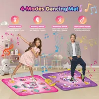 VATOS Unicorn Dance Mat x2 Toys for Girls 9-Level Dancing Game Indoor Outdoor Music Play Mat Birthday Gifts for Kids Ages 3+ 2