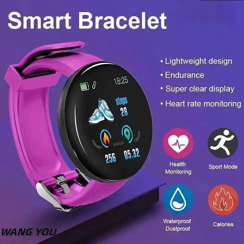 Smart Watch Smartwatch Bracelet Heart Rate Blood Pressure Fitness Tracker Sport Smartband For IOS Android