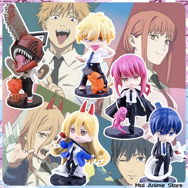 

Фигурка человека из аниме «бензопила», кавайные экшн-фигурки Denji Aki Makima, фигурка похита, украшения для комнаты, коллекционные игрушки, подарк...