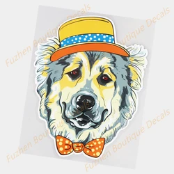Fuzhen – décalcomanies en vinyle pour pare brise arrière, accessoires extérieurs de voiture à la mode, Animal chien, décoration 