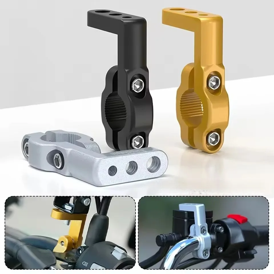 Aluminum Motorcycle Handlebar Mount for Lights and Navigation