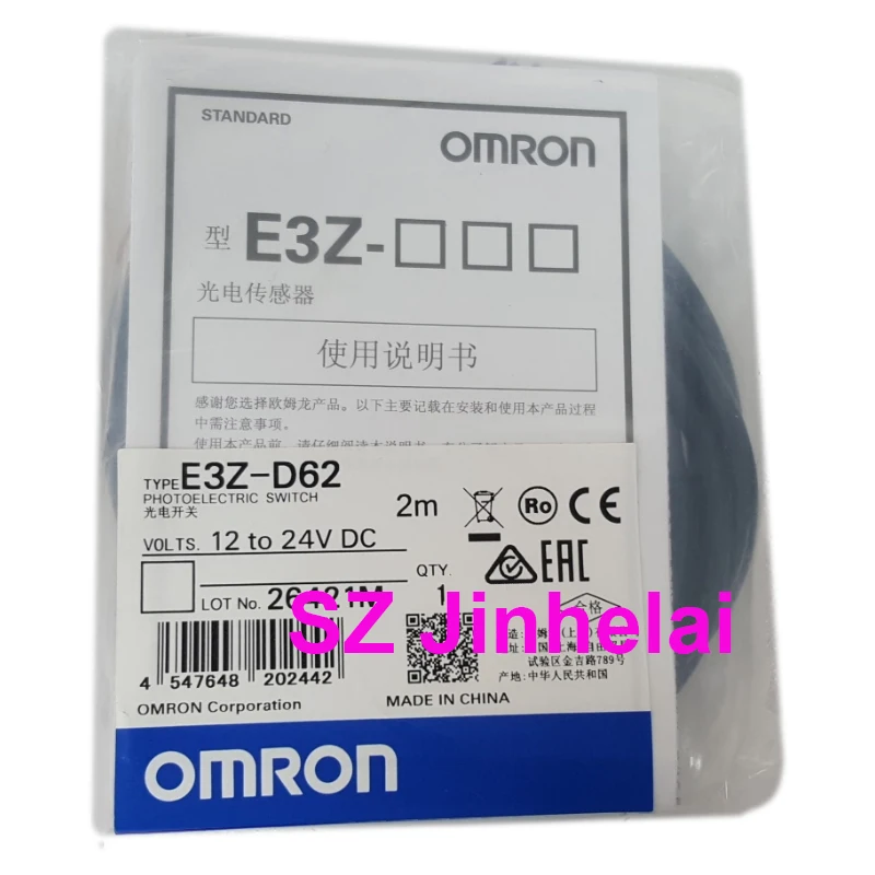 Omron E3Z-D61 E3Z-D62 E3Z-D81 E3Z-D82 Autentico Originale 12-24Vdc 2M Interruttori Fotoelettrici Durevoli E Affidabili Accurati