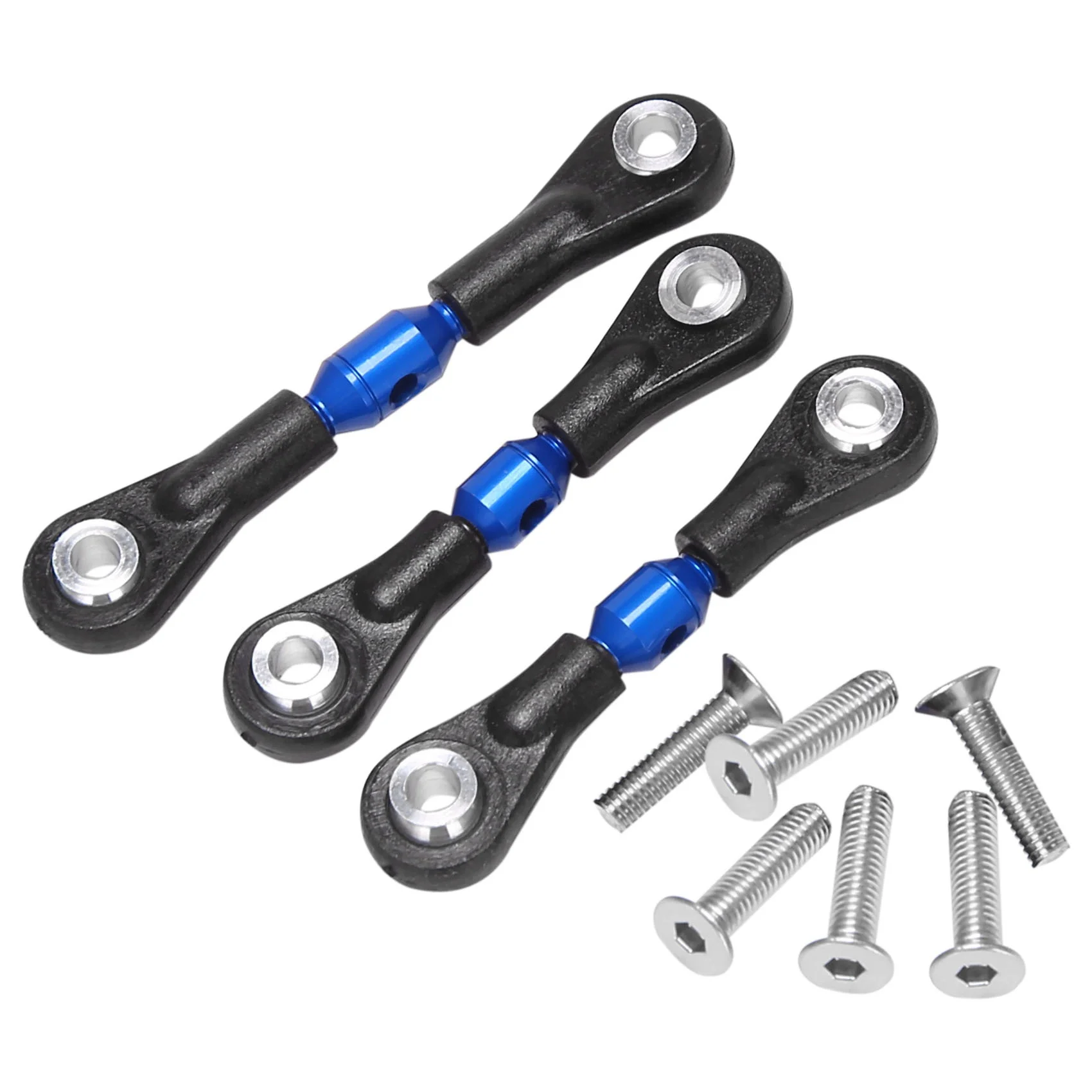 

Металлическая рулевая тяга для Tamiya TT02 TT02T 1/10, 3 шт.