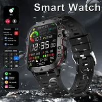 New Outdoor Military GPS Smart Watch Men Flashlight IP68 Waterproof GPS Sports Tracker HD Bluetooth Call Fitness Smartwatch 2025