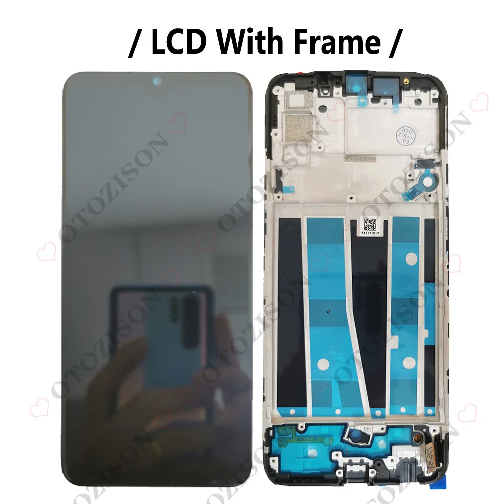   LCD ġ ũ  Ÿ  ü ǰ, 6.4 ġ CPH2001 CPH2021, OPPO A91 LCD PCPM00 ÷