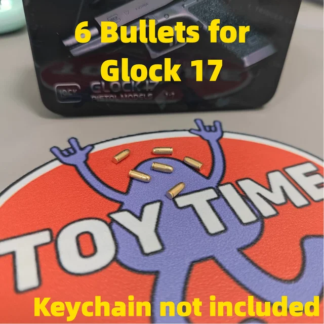 1:3 Scale Bullets for Mini Glock 17 Alloy Empire Glock 17  Bullets Accessories - Only Bullets 2