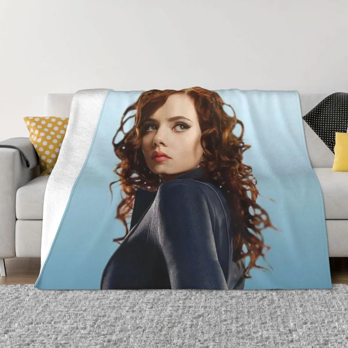 

Scarlett Johansson Throw Blanket Kid'S Blanket Decorative Throw Blanket