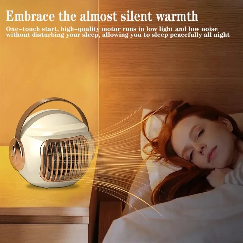 سخان مساحة صغير محمول 500 وات مع طرف تسخين سريع لح...