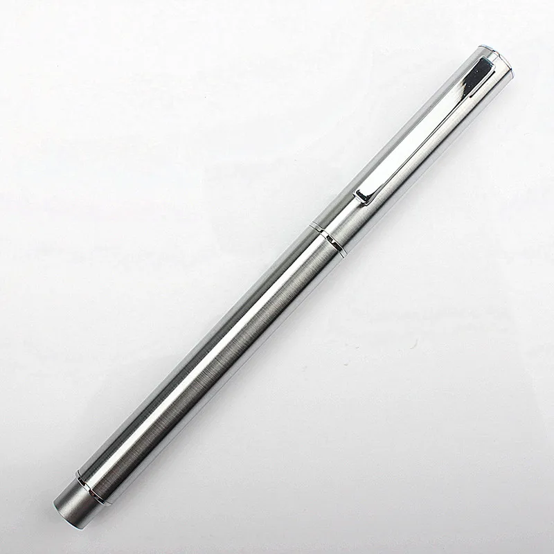 Hongdian Silver Business office Extra Fine 0.4mm Nib Fountain Pen student School Stationery Supplies ink calligraphy pen