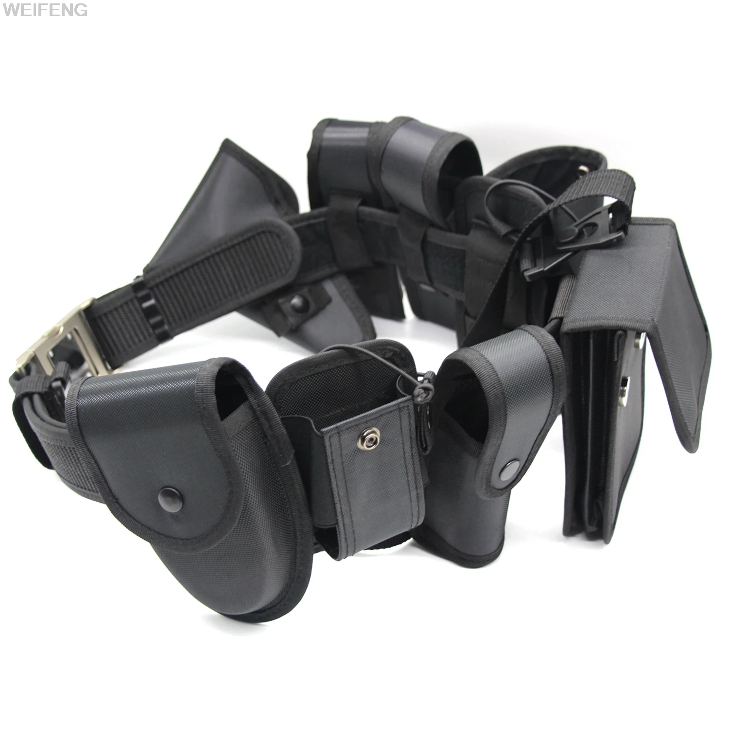 Military Baton Flashlight Handcuff Pouch Waist Pack