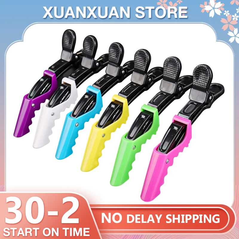 Professional Fashion 6pcs/set Hairstyling Clipper Tool Alligator Hair
