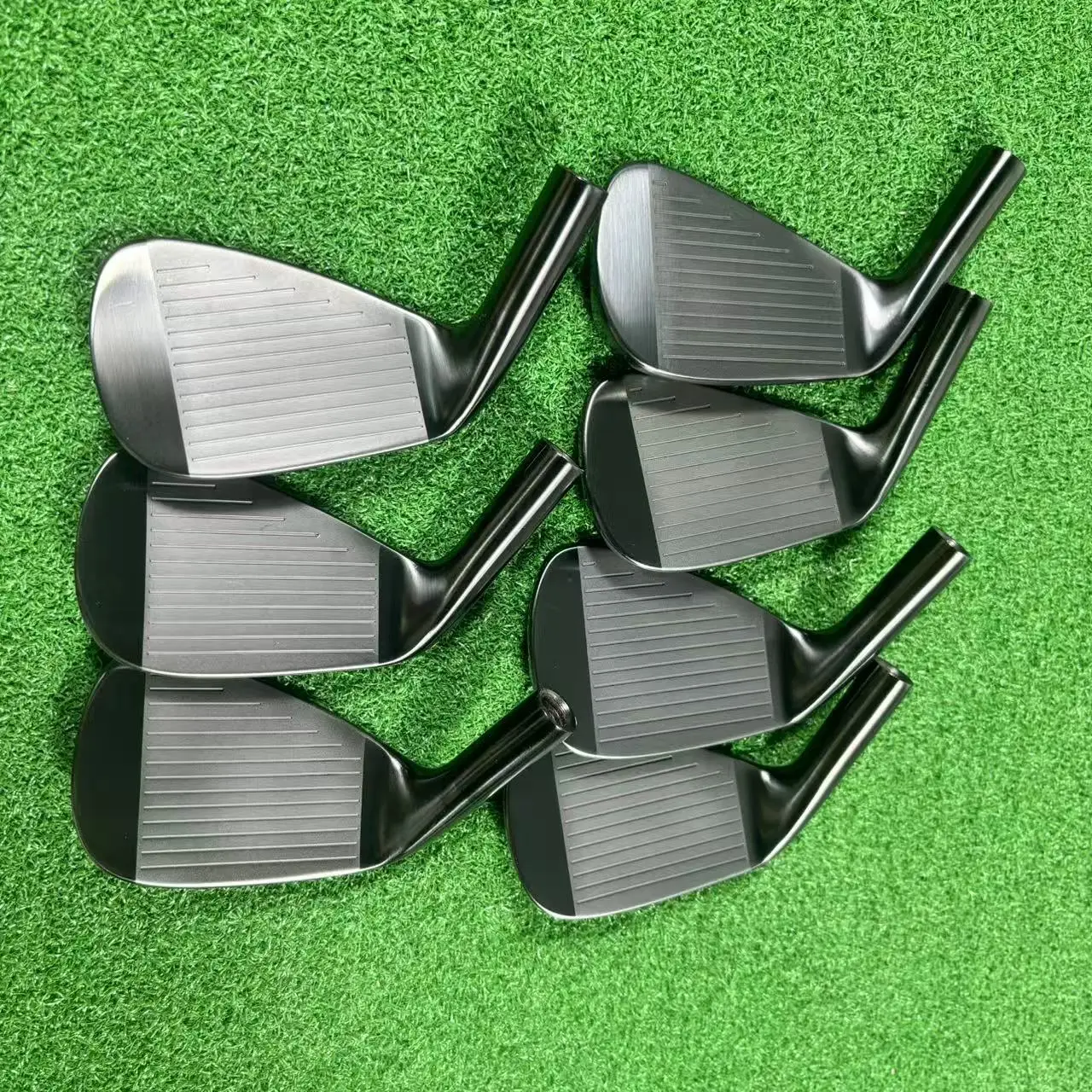 Soft iron forging Golf Club black MC502 Golf Irons Set Club 4-9Pw 7PCS shaft options